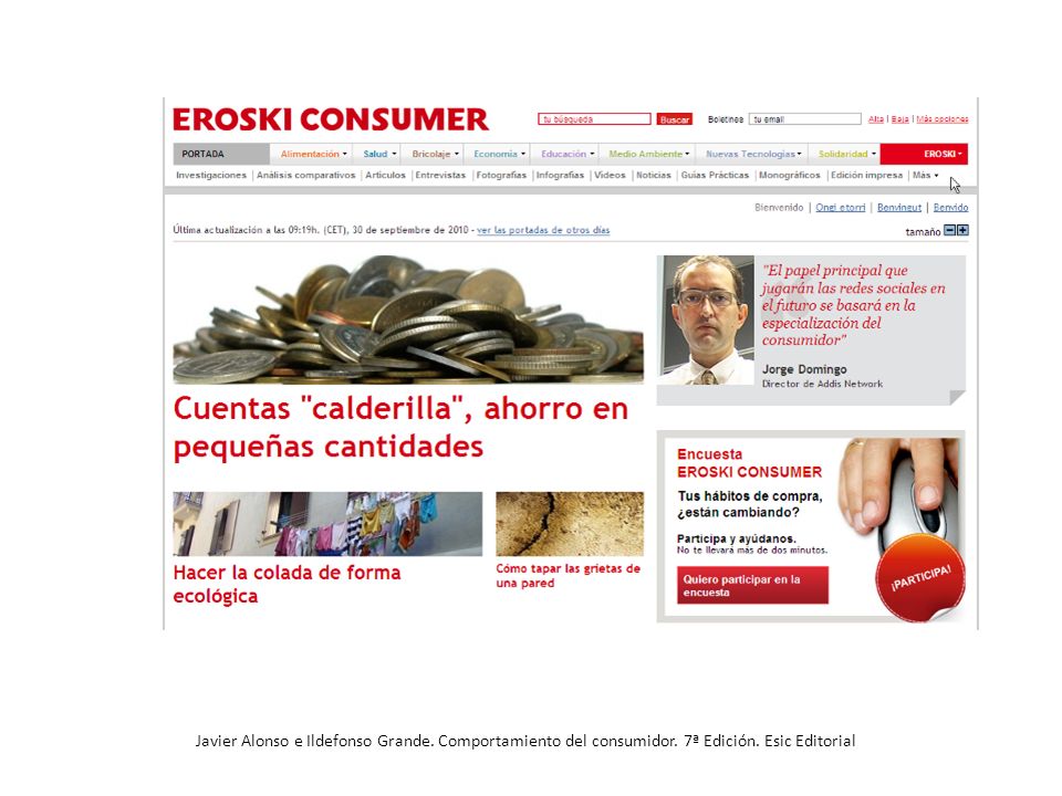 Javier Alonso e Ildefonso Grande. Comportamiento del consumidor