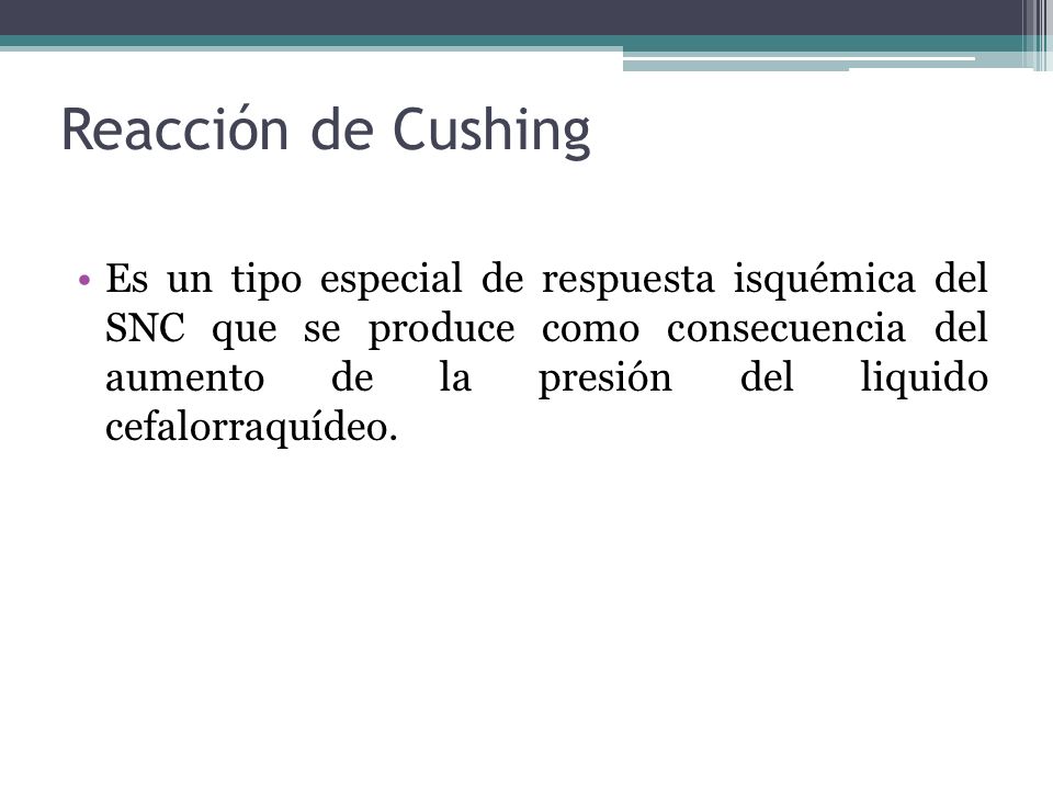 Reacción de Cushing