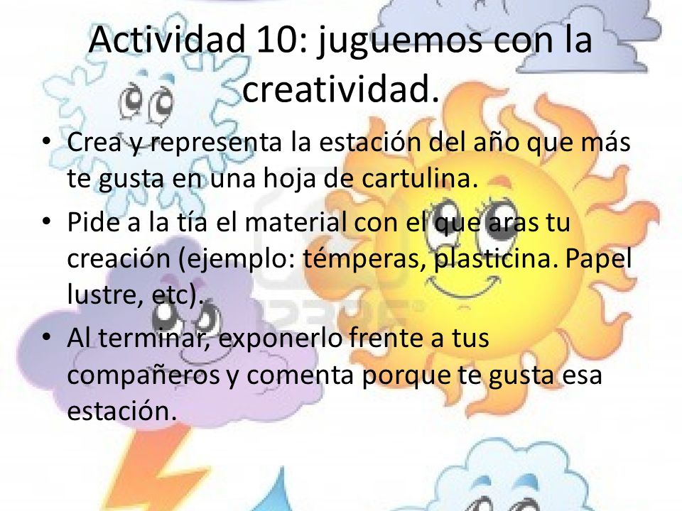 Actividad 10: juguemos con la creatividad.