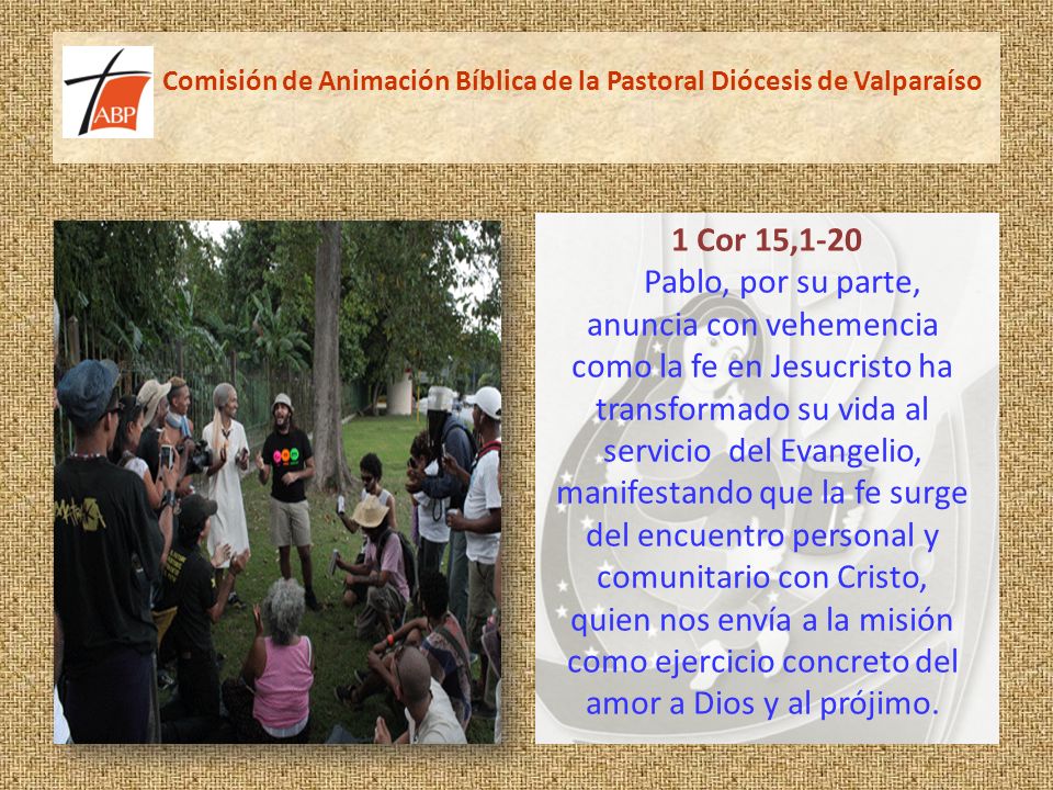 Comisión de Animación Bíblica de la Pastoral Diócesis de Valparaíso