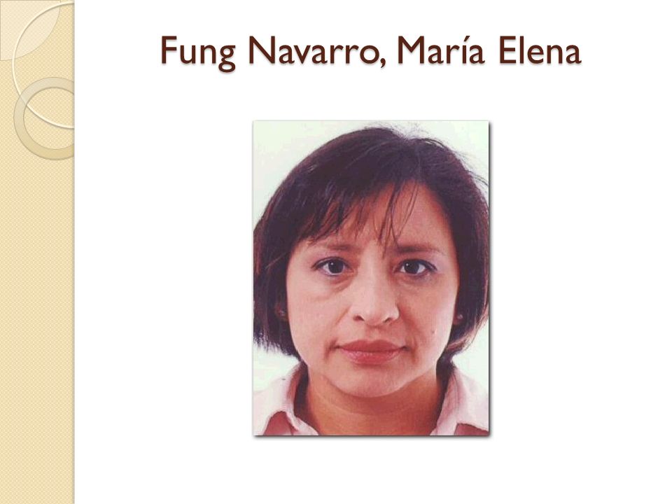 Fung Navarro, María Elena