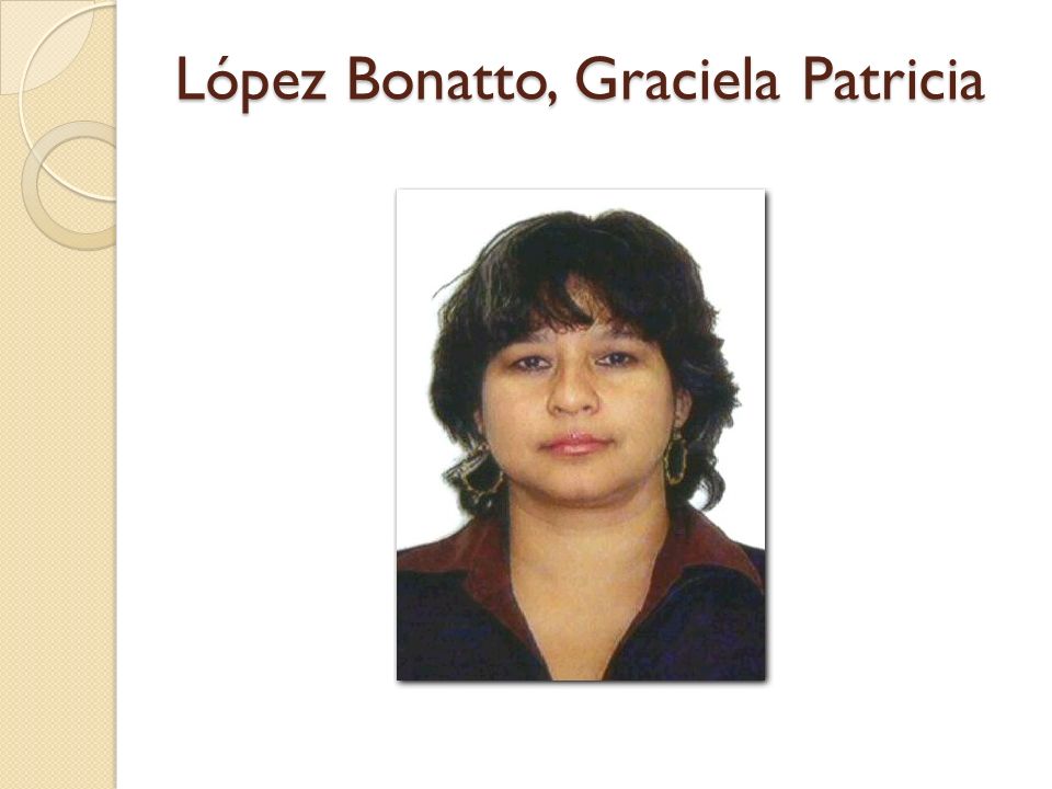 López Bonatto, Graciela Patricia