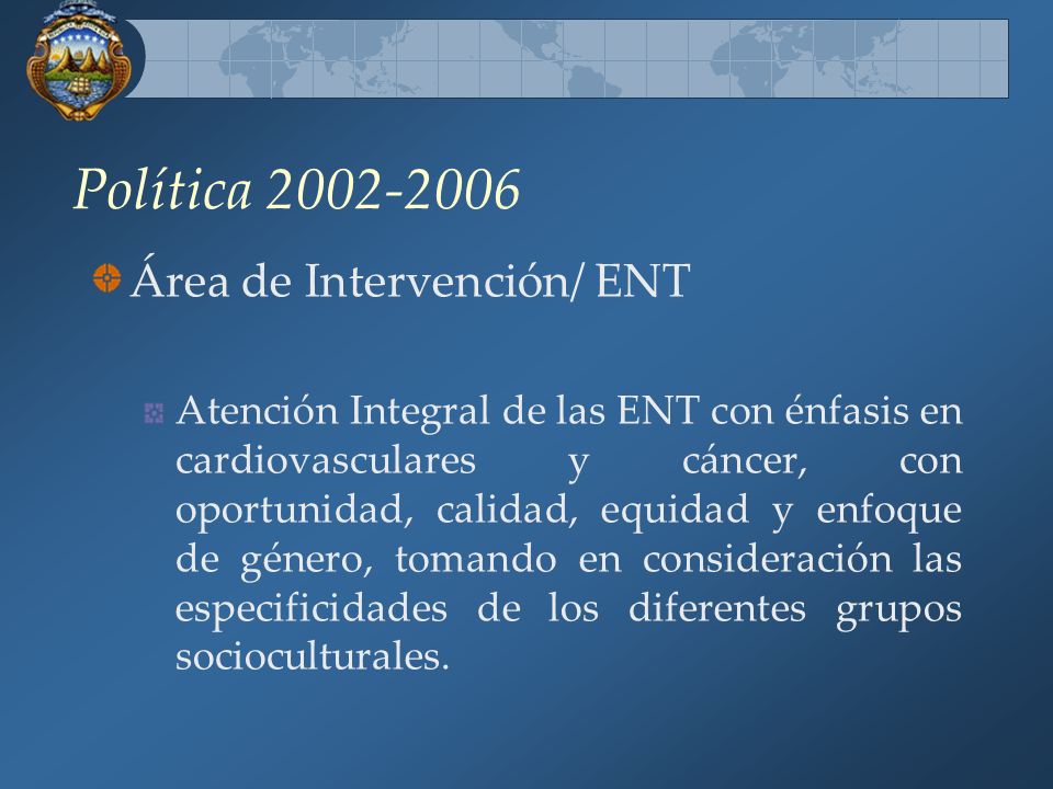 Política Área de Intervención/ ENT
