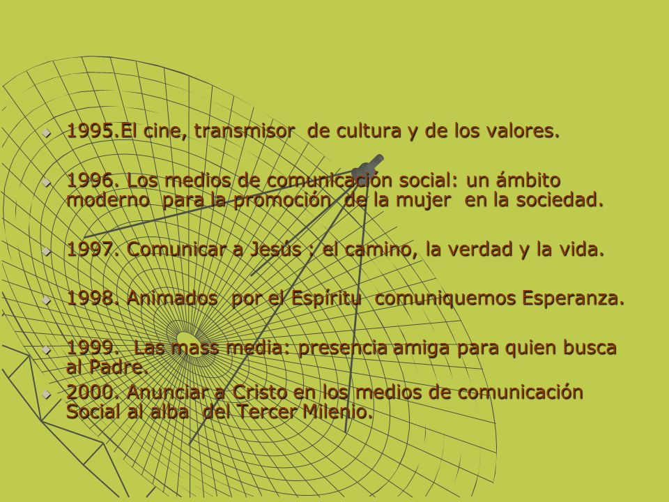 1995.El cine, transmisor de cultura y de los valores.