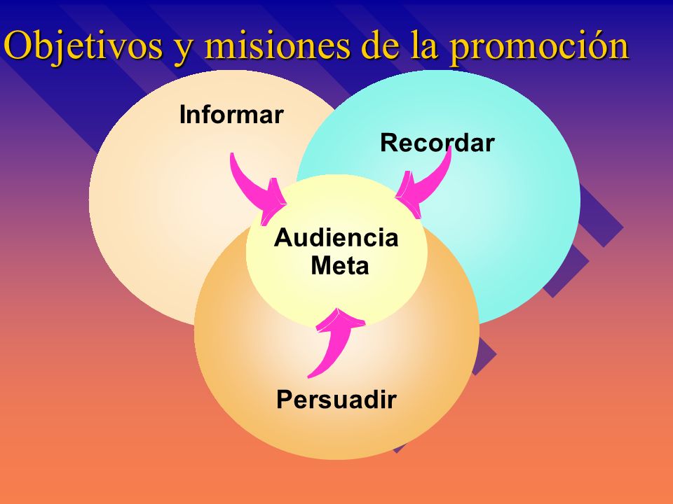 Objetivos y misiones de la promoción