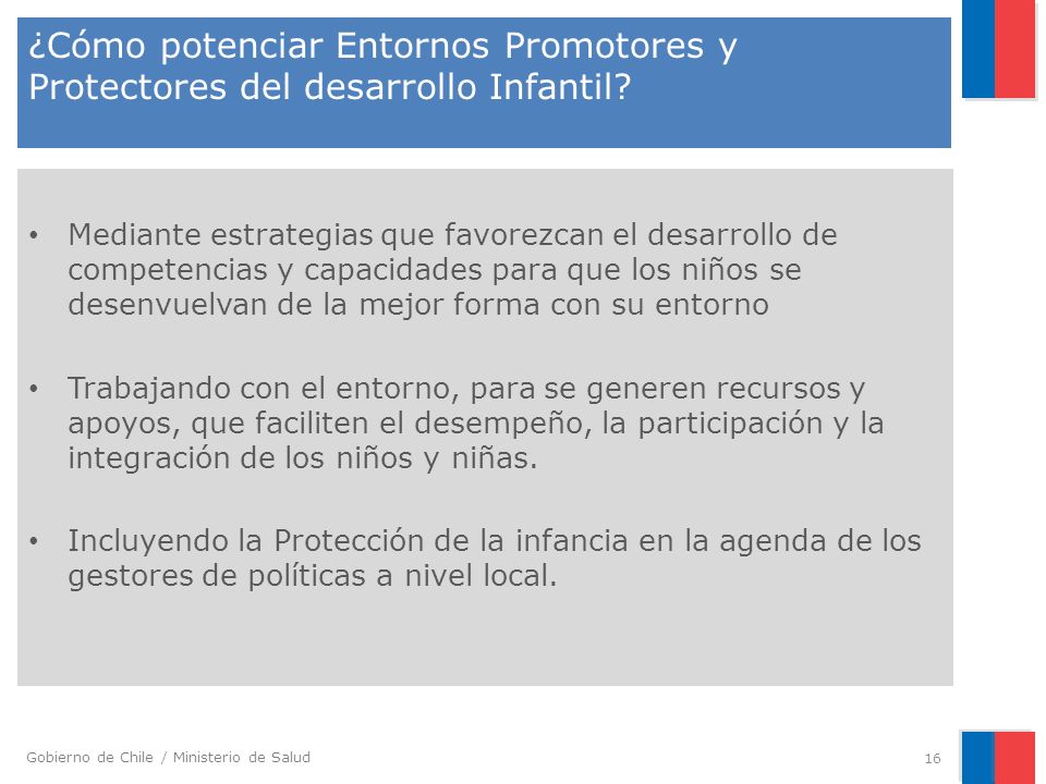 ¿Cómo potenciar Entornos Promotores y Protectores del desarrollo Infantil