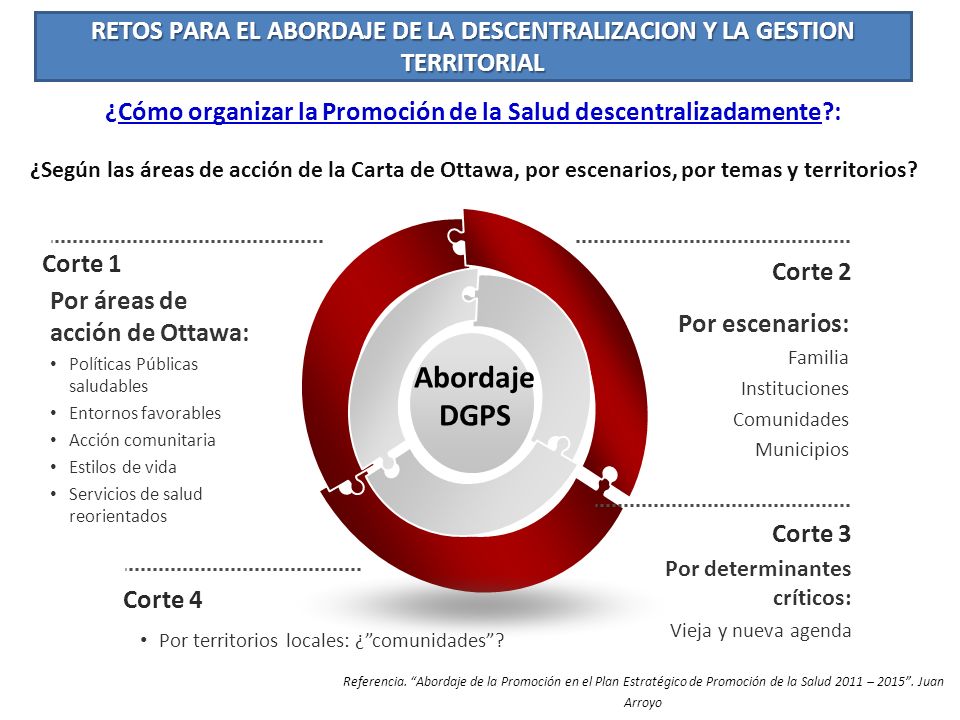 ¿Cómo organizar la Promoción de la Salud descentralizadamente :