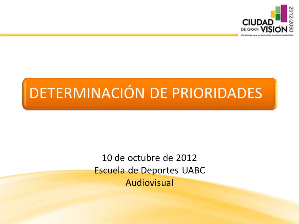 10 de octubre de 2012 Escuela de Deportes UABC Audiovisual