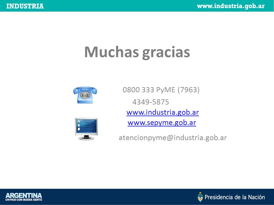 Muchas gracias PyME (7963)