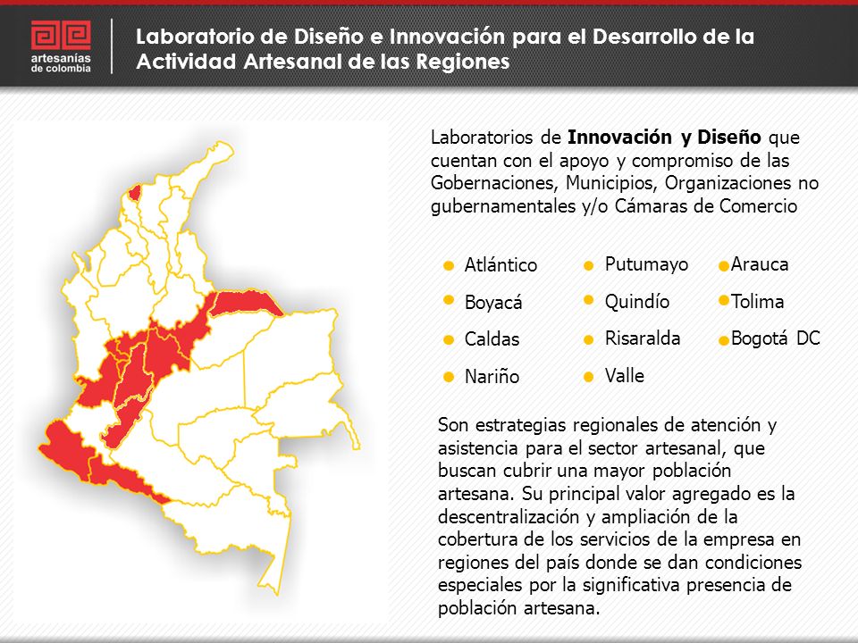Laboratorio de Diseño e Innovación para el Desarrollo de la Actividad Artesanal de las Regiones
