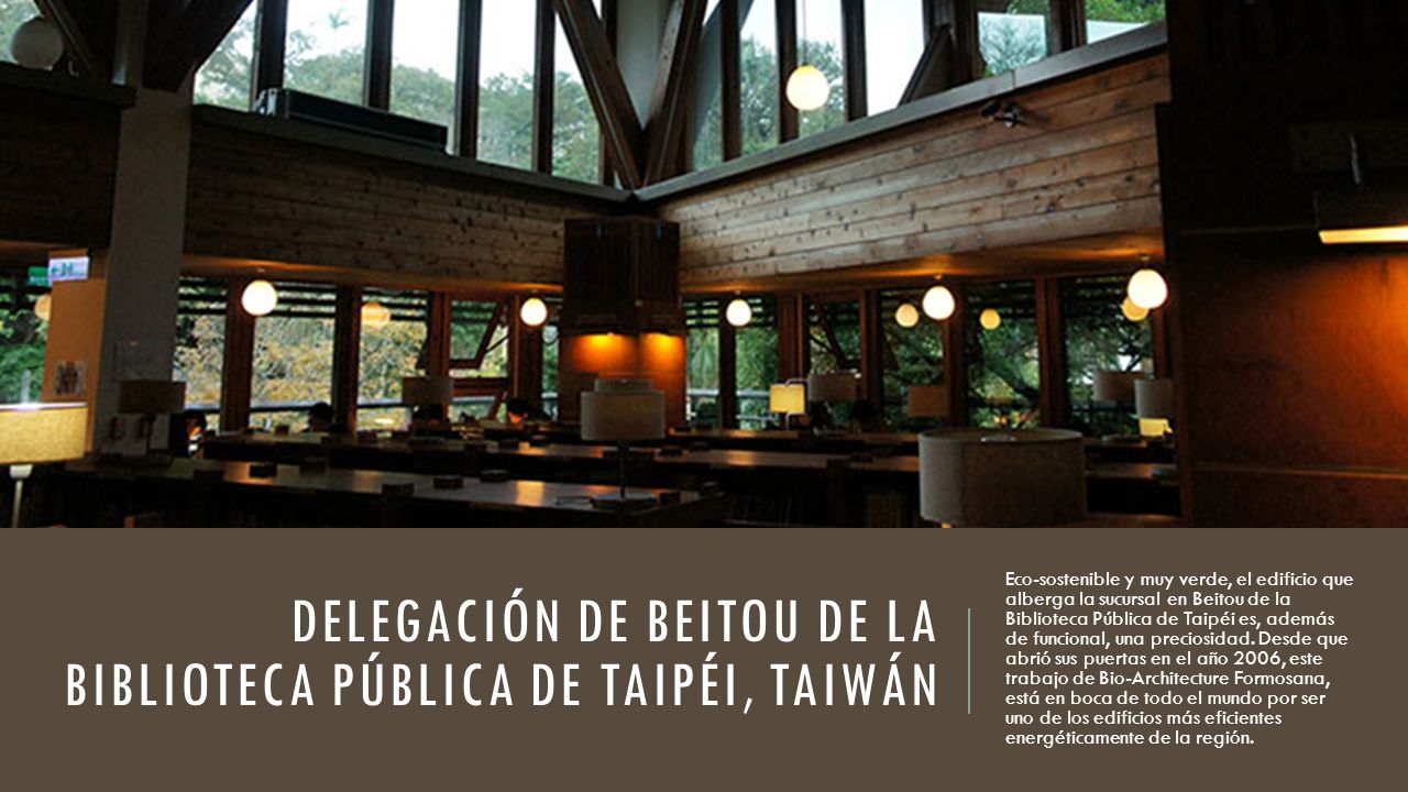 Delegación de Beitou de la Biblioteca Pública de Taipéi, Taiwán