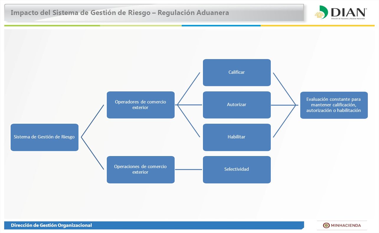 Impacto del Sistema de Gestión de Riesgo – Regulación Aduanera