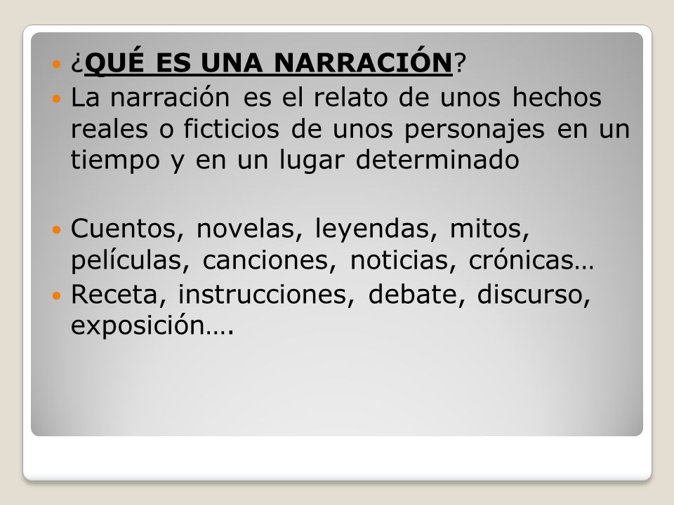 ELEMENTOS DE LA NARRACIÓN - ppt descargar