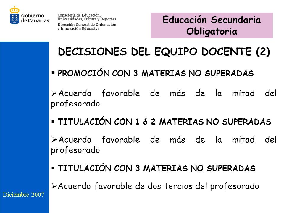 Educación Secundaria Obligatoria DECISIONES DEL EQUIPO DOCENTE (2)