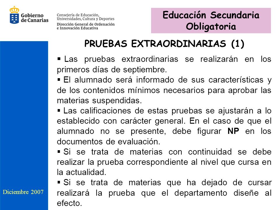 Educación Secundaria Obligatoria PRUEBAS EXTRAORDINARIAS (1)