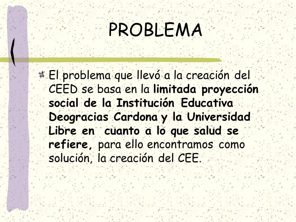 PROBLEMA