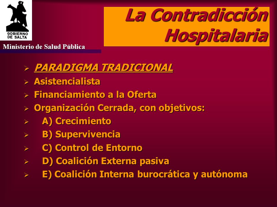 La Contradicción Hospitalaria