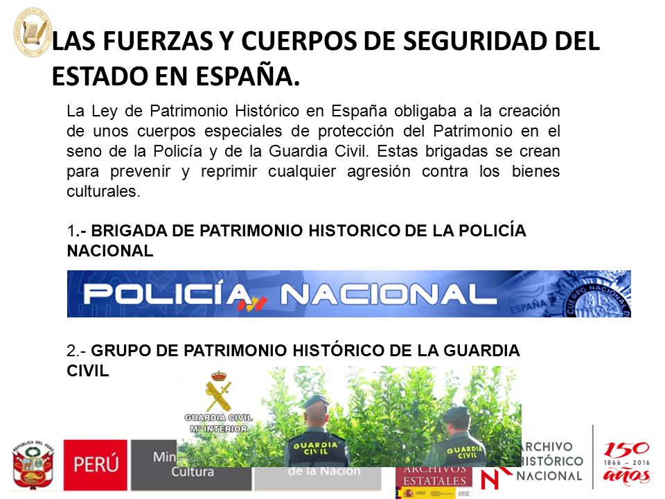 LAS FUERZAS Y CUERPOS DE SEGURIDAD DEL ESTADO EN ESPAÑA.