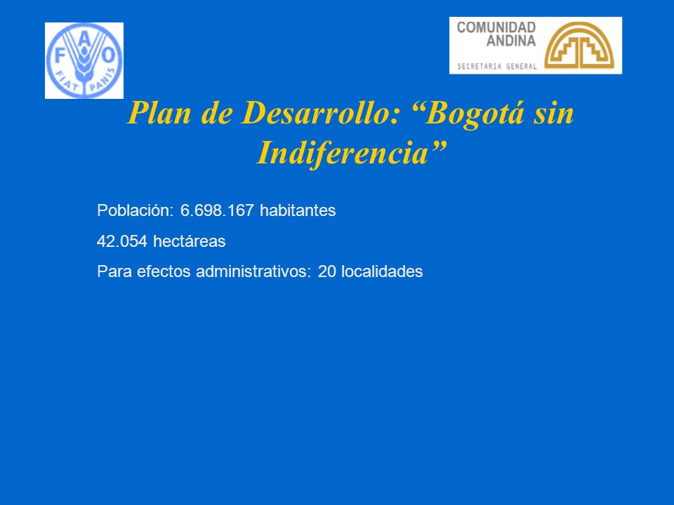 Plan de Desarrollo: Bogotá sin Indiferencia