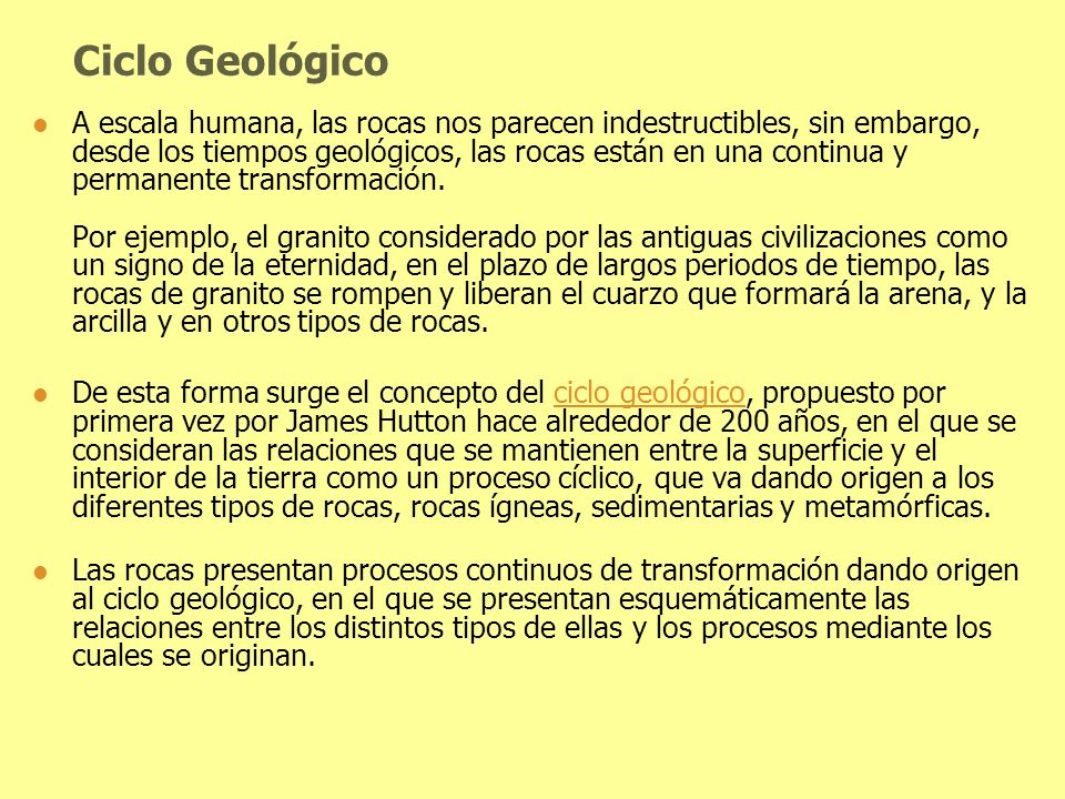Ciclo Geológico