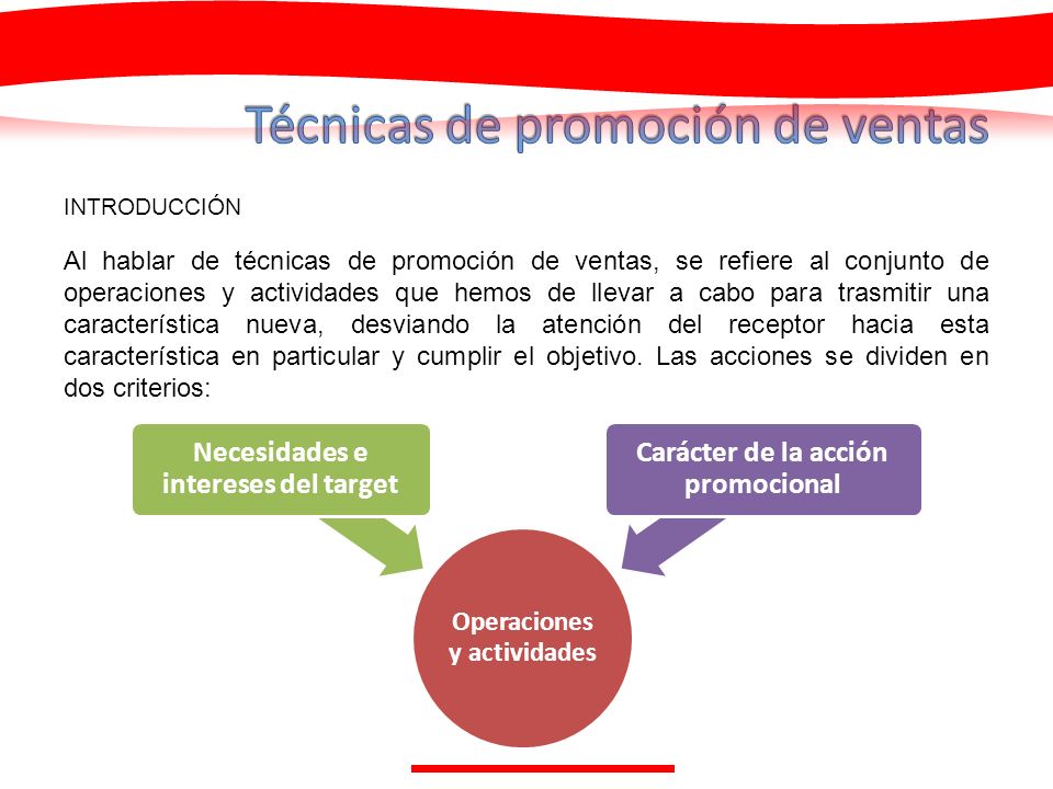 Técnicas de promoción de ventas