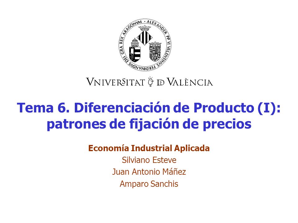 Economía Industrial Aplicada