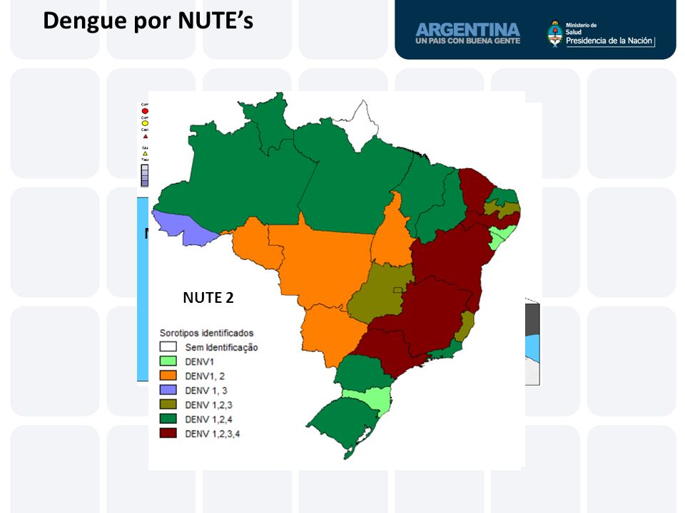 Dengue por NUTE’s NUTE 2 NUTE 3 NUTE 4