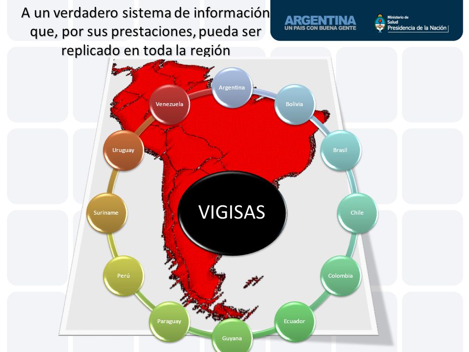 A un verdadero sistema de información que, por sus prestaciones, pueda ser replicado en toda la región