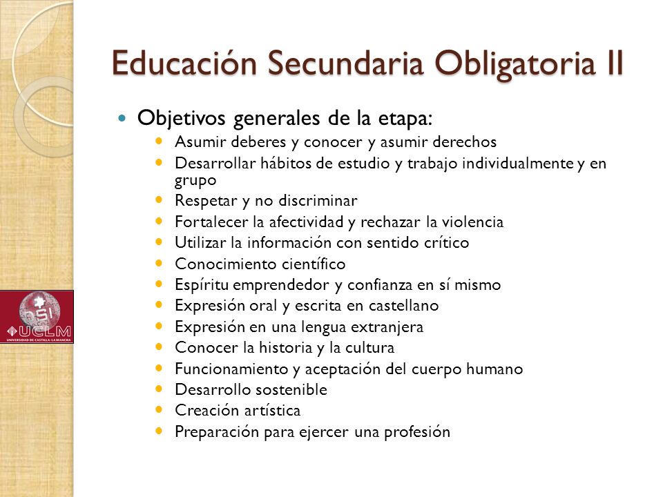 Educación Secundaria Obligatoria II