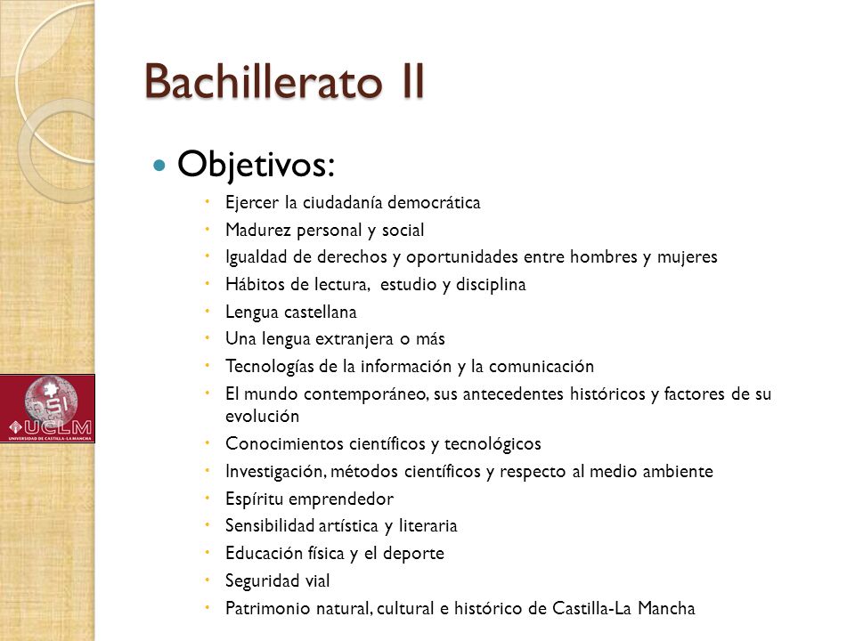Bachillerato II Objetivos: Ejercer la ciudadanía democrática