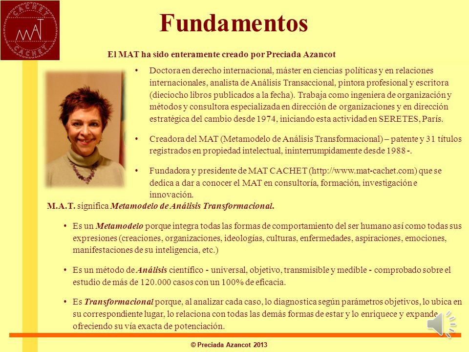 El MAT ha sido enteramente creado por Preciada Azancot