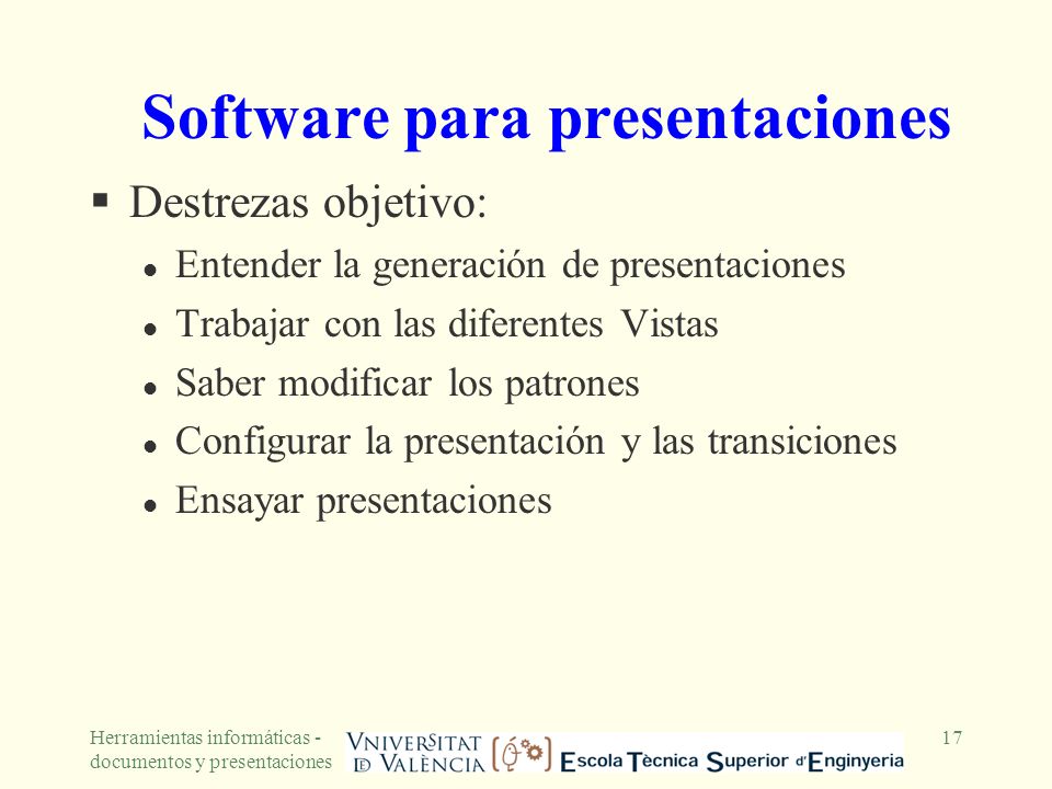 Software para presentaciones
