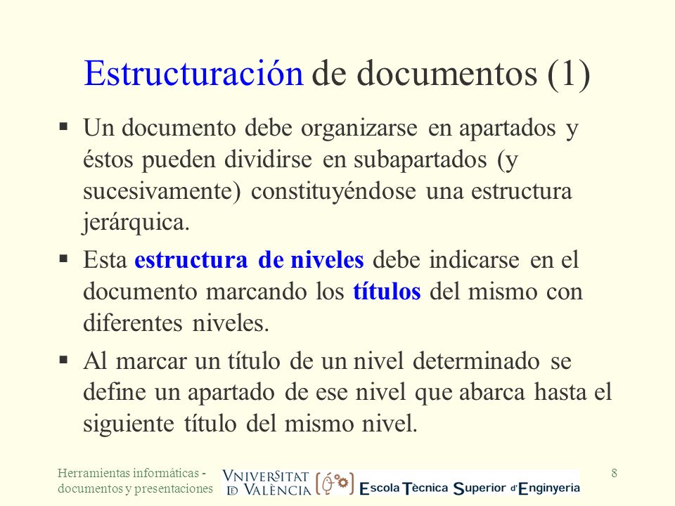 Estructuración de documentos (1)