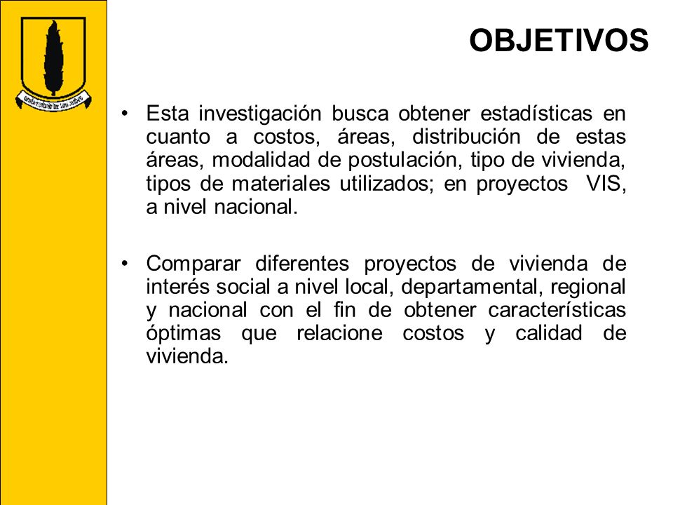OBJETIVOS