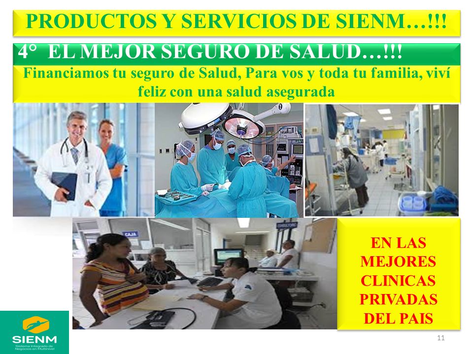 PRODUCTOS Y SERVICIOS DE SIENM…!!!