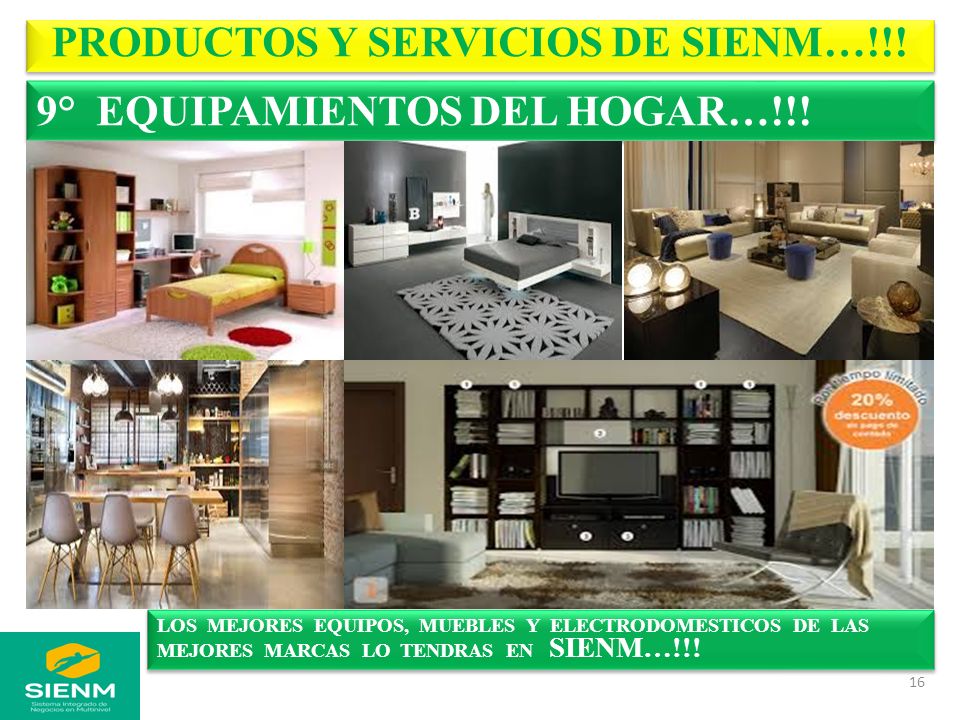 PRODUCTOS Y SERVICIOS DE SIENM…!!!