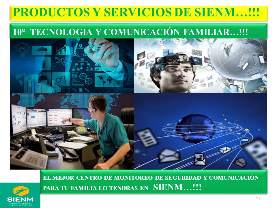 PRODUCTOS Y SERVICIOS DE SIENM…!!!