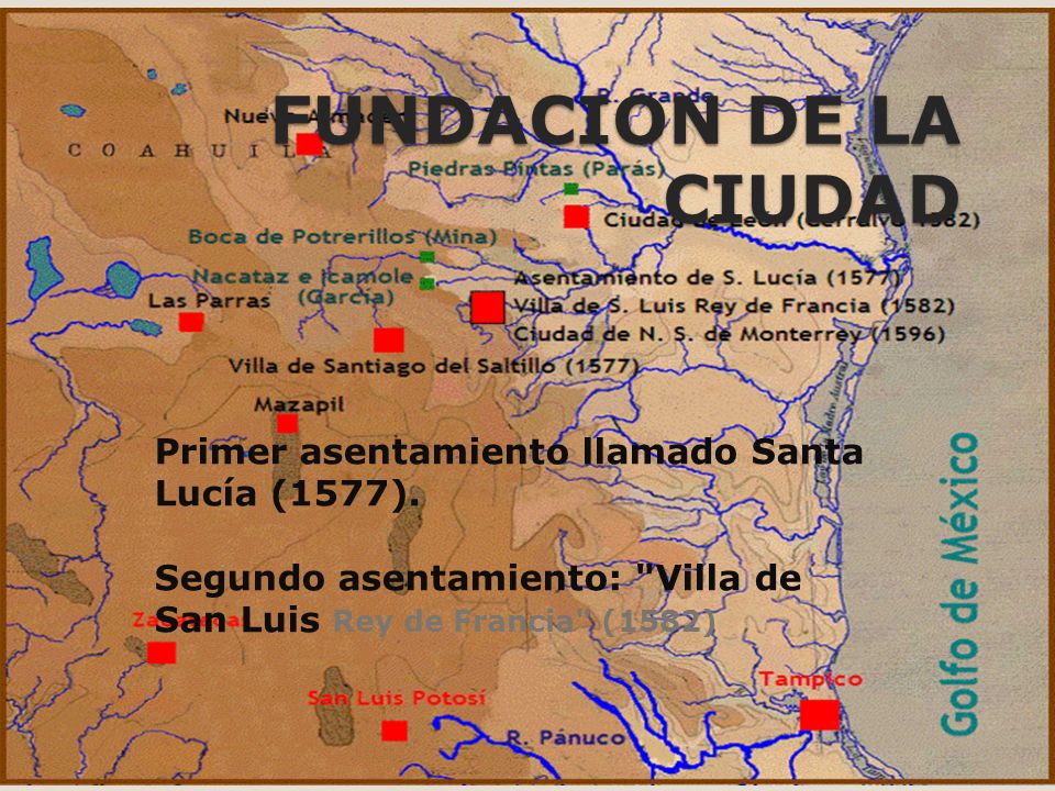 FUNDACION DE LA CIUDAD Primer asentamiento llamado Santa Lucía (1577).