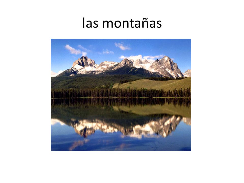 las montañas