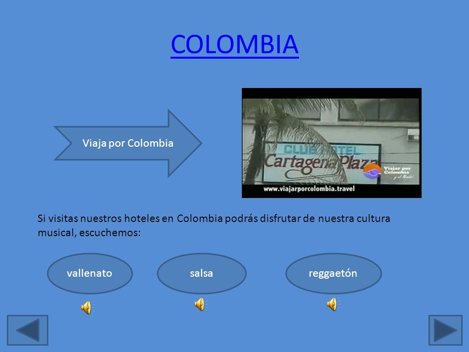 COLOMBIA Viaja por Colombia