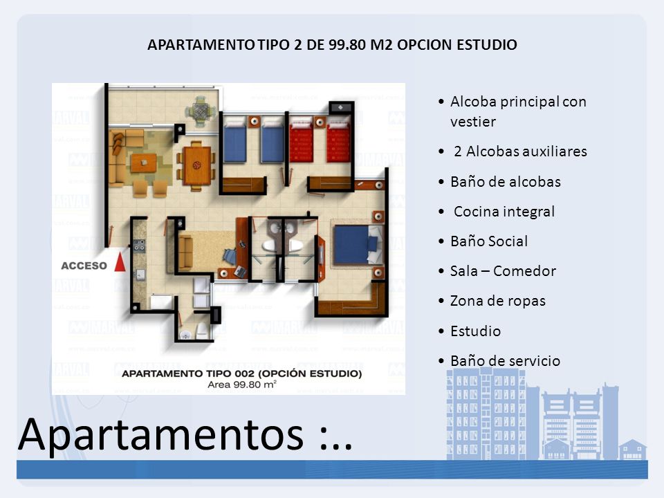APARTAMENTO TIPO 2 DE M2 OPCION ESTUDIO