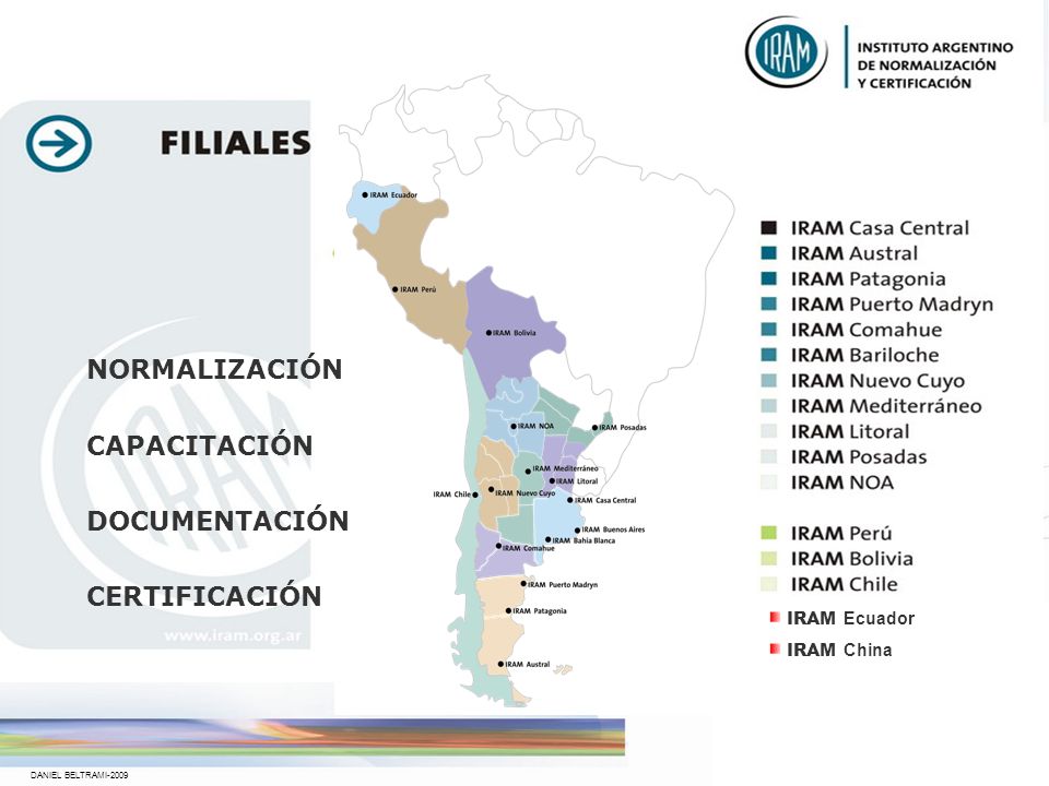 NORMALIZACIÓN CAPACITACIÓN DOCUMENTACIÓN CERTIFICACIÓN IRAM Ecuador