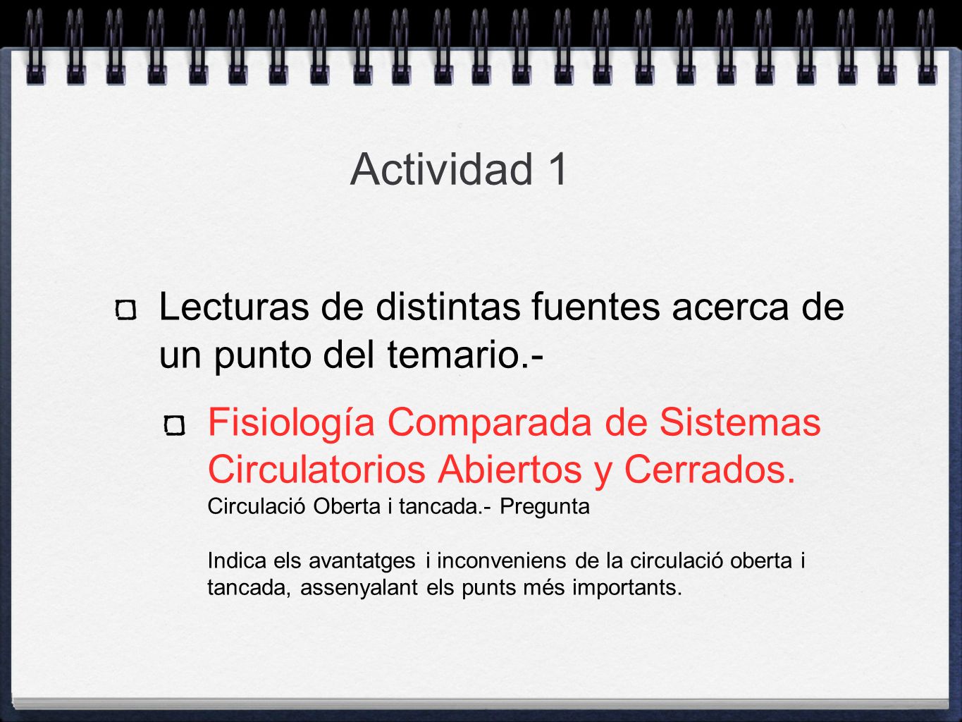 Actividad 1 Lecturas de distintas fuentes acerca de un punto del temario.-