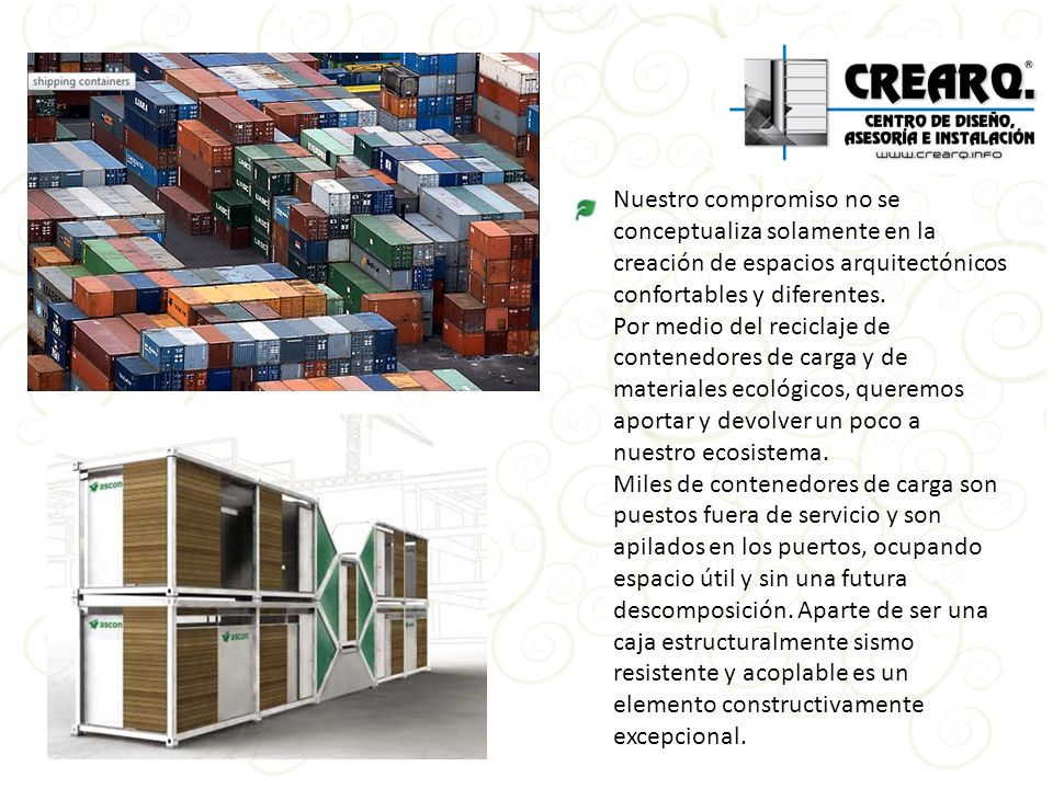 Nuestro compromiso no se conceptualiza solamente en la creación de espacios arquitectónicos confortables y diferentes.