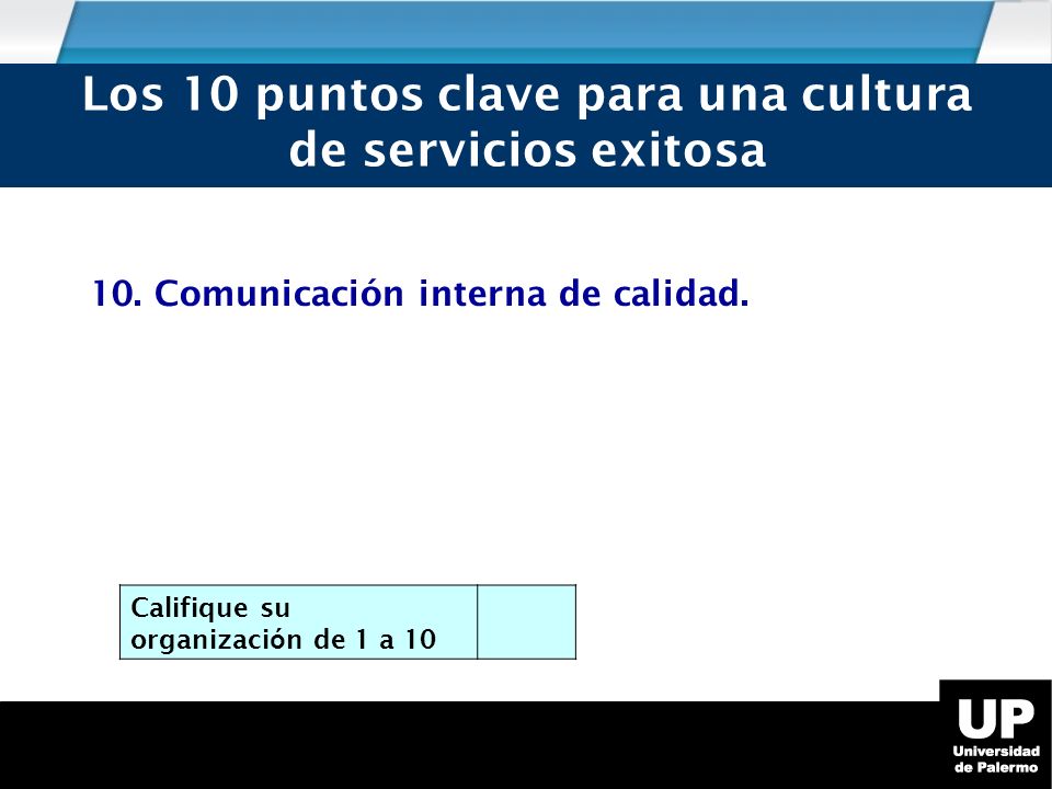Los 10 puntos clave para una cultura de servicios exitosa