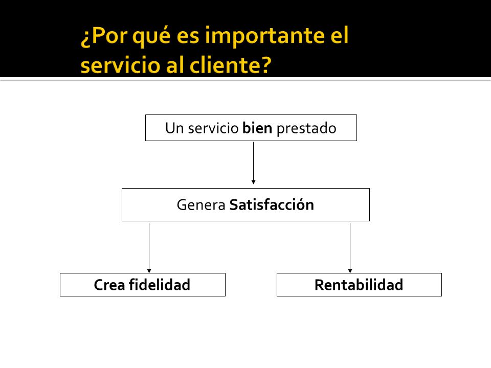 ¿Por qué es importante el servicio al cliente