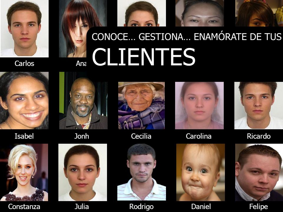 CLIENTES CONOCE… GESTIONA… ENAMÓRATE DE TUS Carlos Ana María Chun