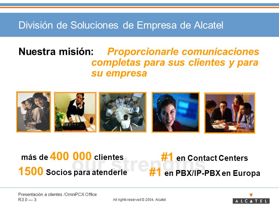 División de Soluciones de Empresa de Alcatel