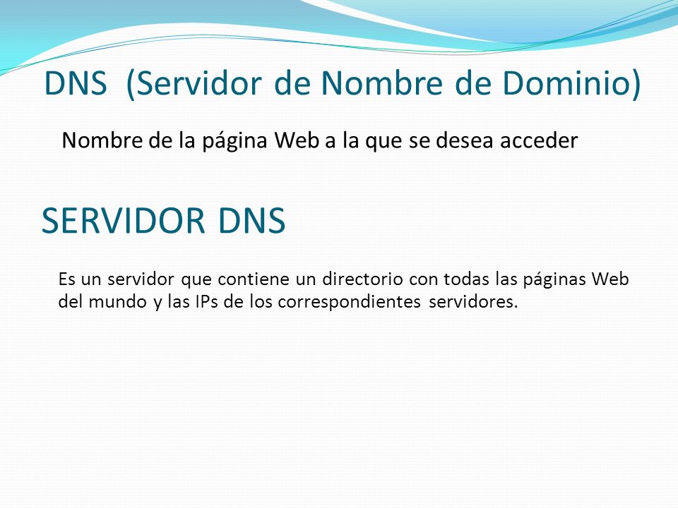 DNS (Servidor de Nombre de Dominio)