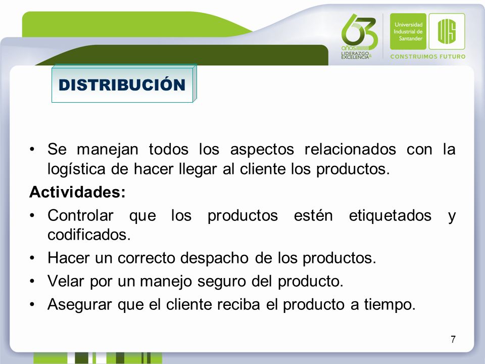 Controlar que los productos estén etiquetados y codificados.